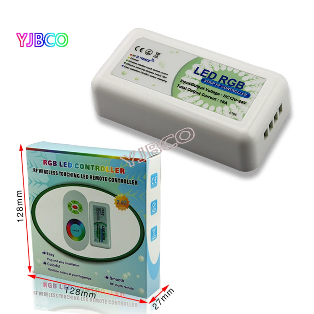 Milight FUT020 2 4G 5 кнопочный ключ 10A rf светодиодный RGB контроллер для 5050 3528 3014