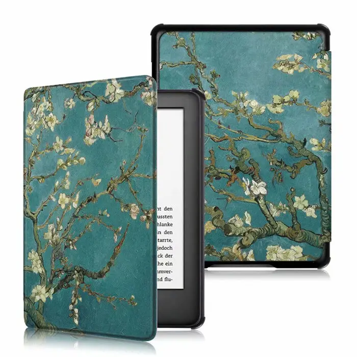 05 Для Amazon Kindle из искусственной кожи чехол с принтом тонкий 6 ''Электронная книга E-reader Kindle 10th 658 Smart Wake Up - Цвет: 05