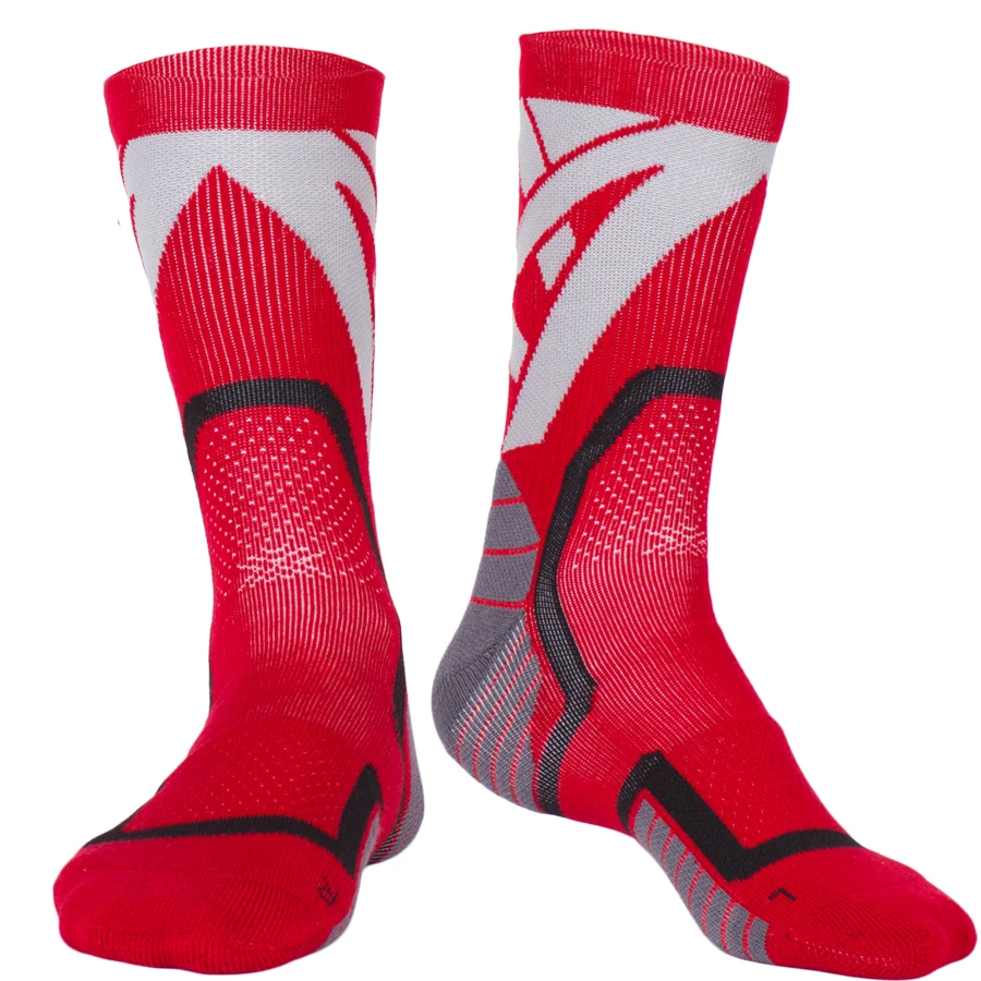 3 Pairs New Colorful Unisex Male Female Professional Outdoor Sports Basketball Thick Bottom Long Towel Socks Free size for Women |