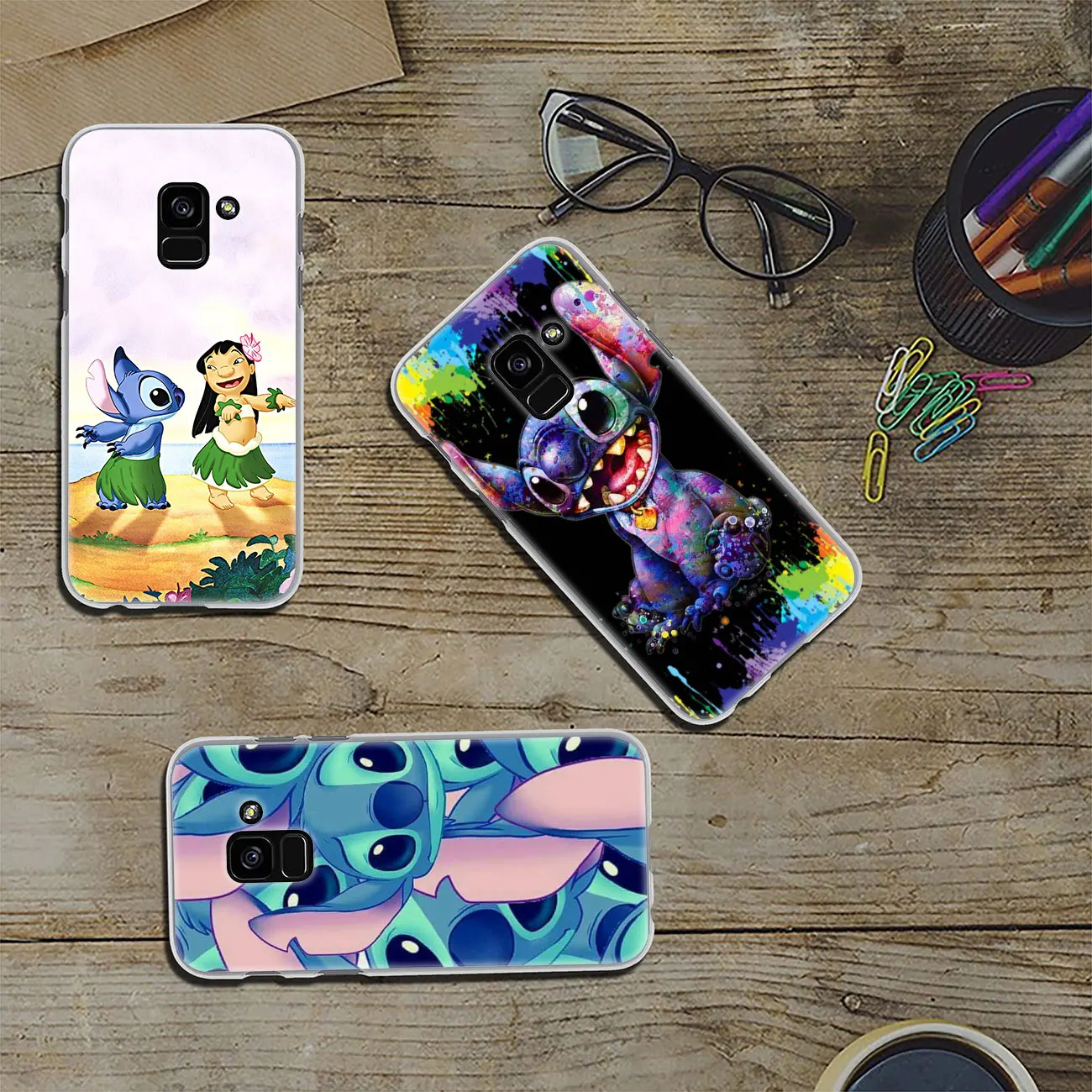 Милый жесткий чехол для телефона Lavaza Anime Lilo Stitch Samsung Galaxy Note 10 9 8 A9 A8 A7 A6 Plus 2018 A3 A5 2017