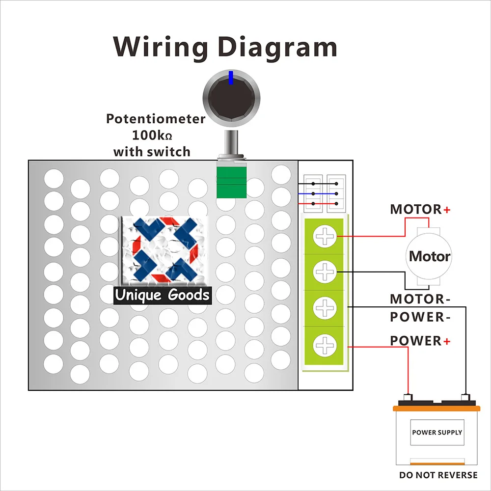 Регулятор скорости двигателя CCM6DS регулятор 30A 1500 Вт металлический корпус