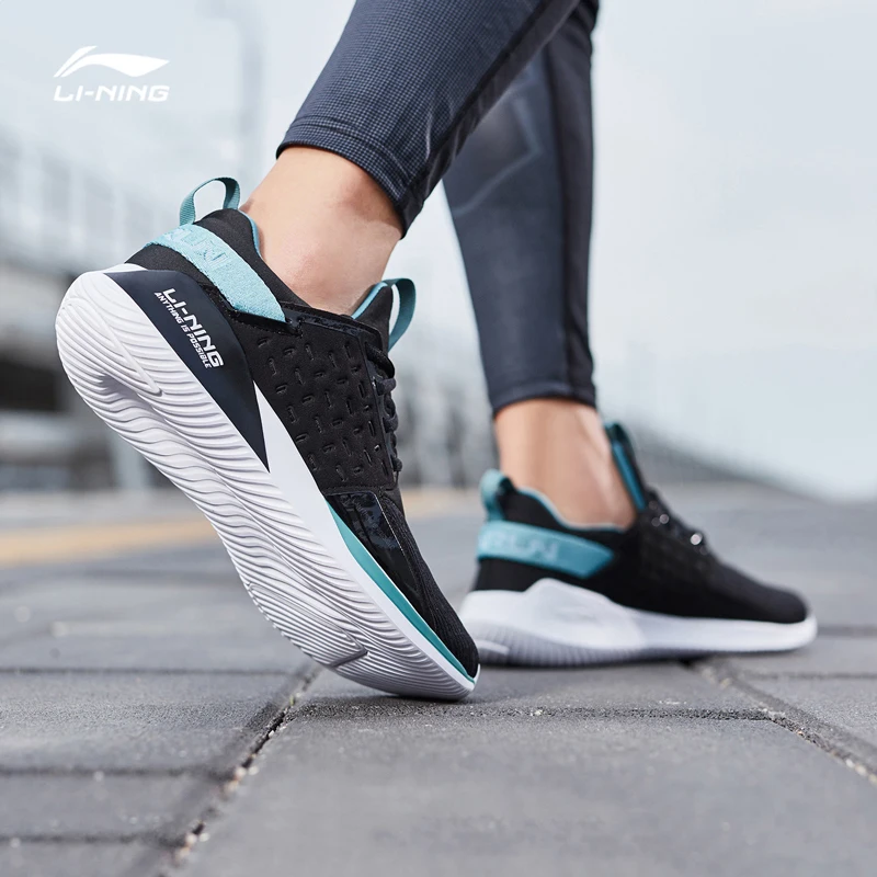 Li-Ning/мужские кроссовки для бега с цветными зонами, светильник с дышащей подкладкой, спортивная обувь, кроссовки для фитнеса, ARHN079 XYP821