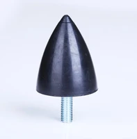 m6 thread m618 d20h25 vp rubber damper vibration pyramid rubber shock absorber tapered cone crash pad conical shock screw