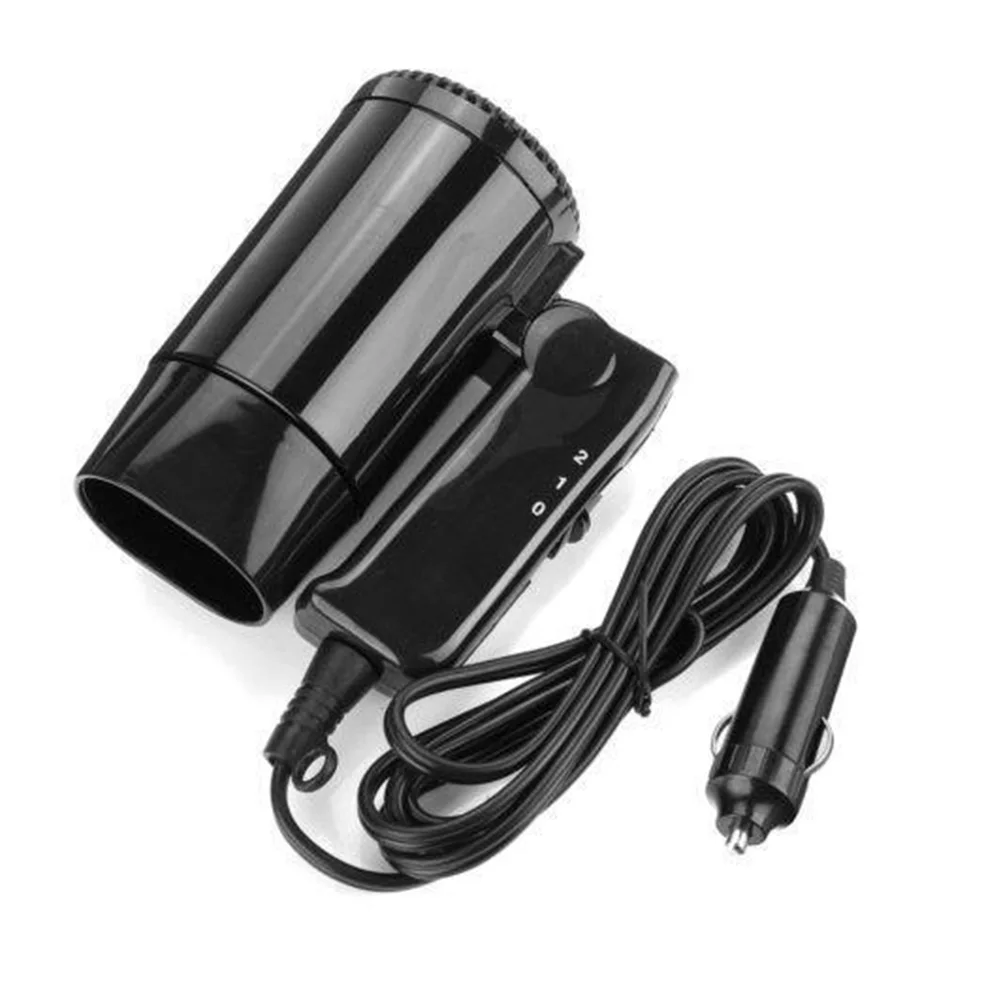 

New Portable 12V Hot & Cold Travel Car Folding Camping Hair Dryer Window Defroster
