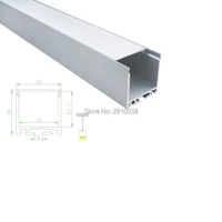 10 x 1m setslot extruded u style led channel lights and anodized led alu profillleisten for ceiling or pendant lights