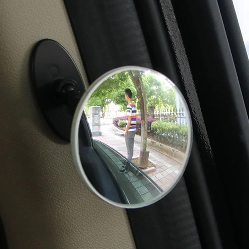 Автомобильное вспомогательное зеркало боковое для двери вращающееся на 360