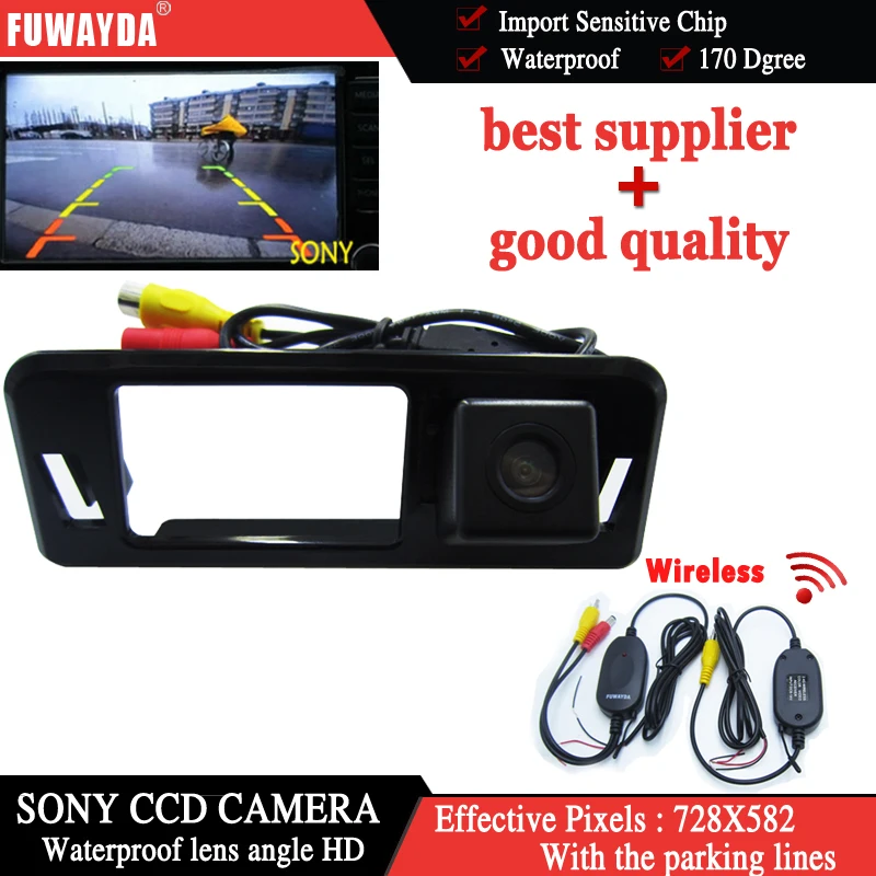 

FUWAYDA Беспроводная камера для SONY CCD HD, Автомобильная камера заднего вида, цветная камера заднего вида с поворотом на 170 градусов для Subaru XV, водонепроницаемая HD
