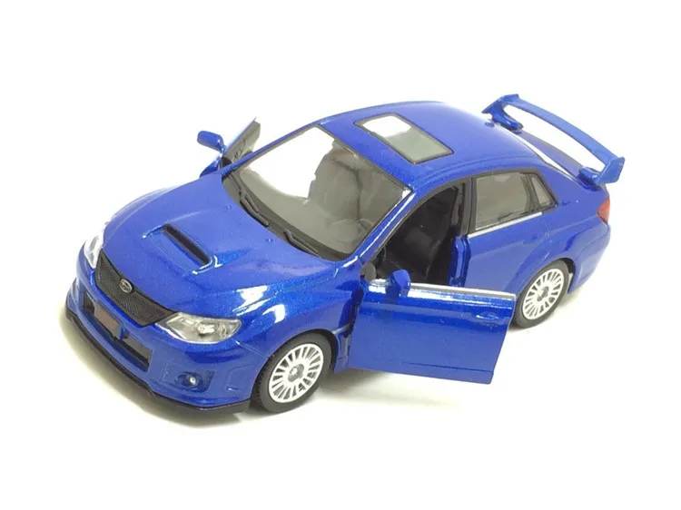 Высокая симуляция RMZ город 1:36 Diecasts модель Игрушечная машина металлическая Subaru Wrx Sti классическая модель автомобиля из сплава игрушки Детский подарок