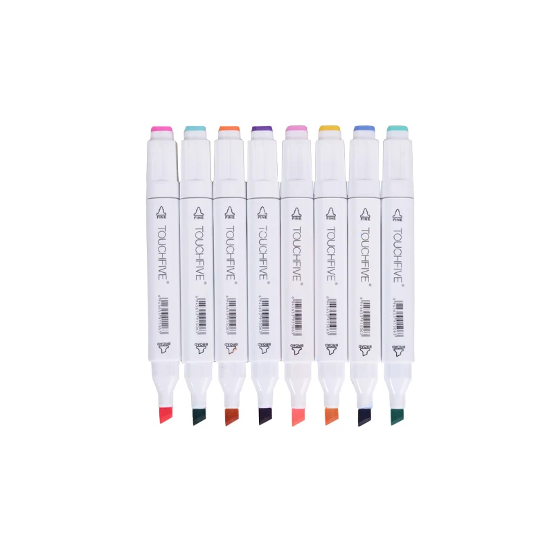 Touchfive 80 Цветная кисть маркеры двойная голова эскиз для рисования манга анимация