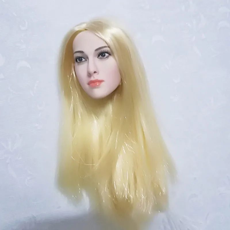 

1/6 Beautiful Female Doctor Head with Blond Long Hair