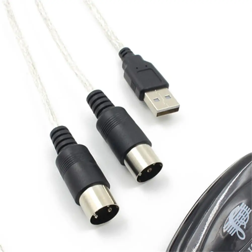 2018 клавиатура к ПК адаптер USB IN-OUT MIDI интерфейс музыка запись конвертер | Спорт и