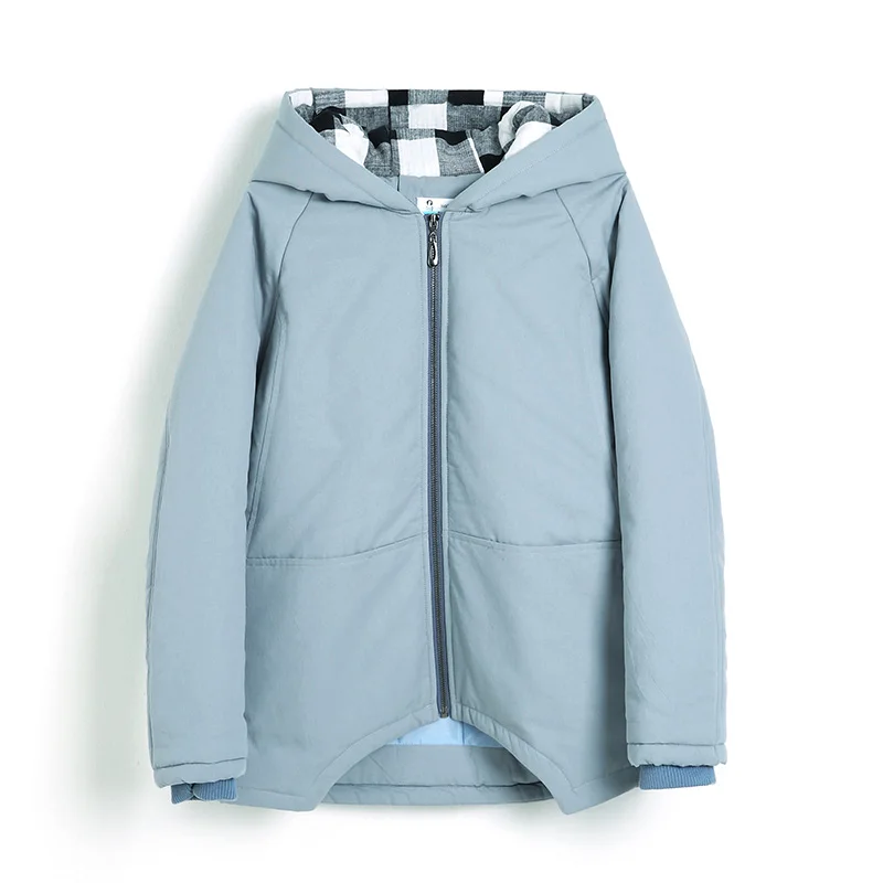 Зимнее пальто размера плюс теплая куртка с капюшоном для женщин 2018 модное манто