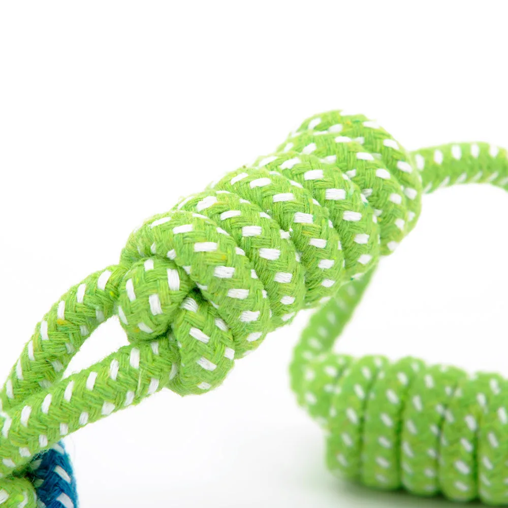 

Newly Funny Dog Toy Dog Chews Cotton Rope Knot Ball Grinding Teeth Odontoprisis Pet Toys Lar Tooth Grinding Training Hot #751