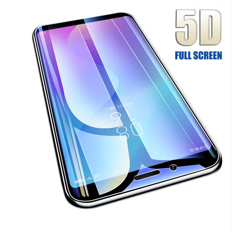 5D закаленное стекло для Xiaomi 6 8 Pro 9 SE Pocophone F1 mi lite 5X A1 6X A2 смартфон полное покрытие