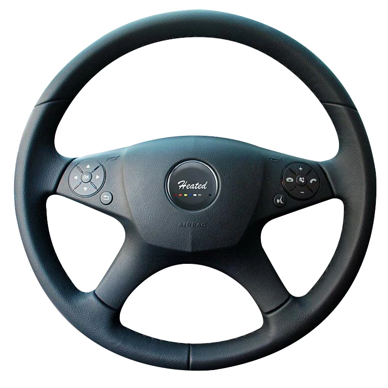 

DIY wheel steering cover for Mercedes Benz W204 C-Class 2007-2010 C280 C230 C180 C260 C200 C300 braid on the steering wheel