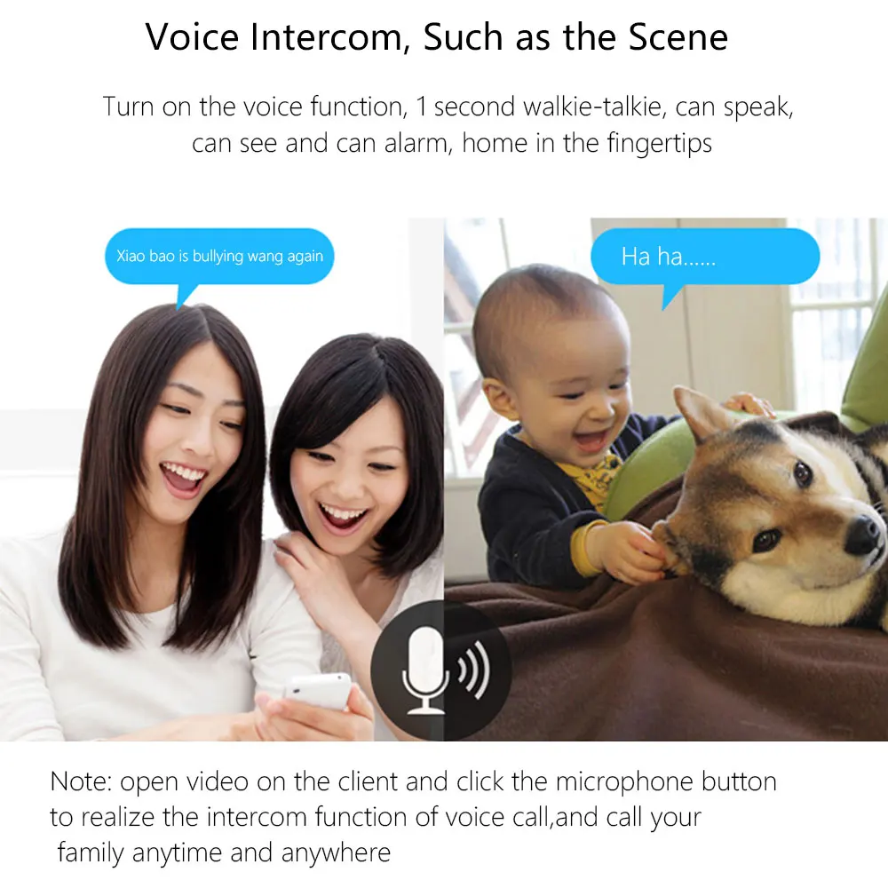 ip camera home security camera with rotatable night vision motion detection wifi camera for home office baby monitor v380 free global shipping