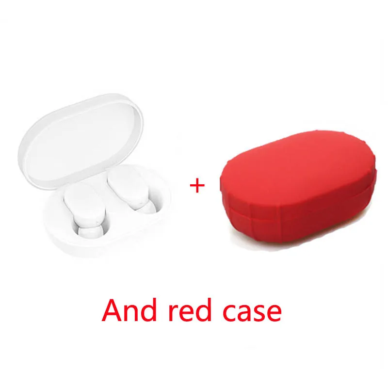 Оригинальная bluetooth-гарнитура xiaomi AirDots, простые раздельные наушники для прослушивания музыки и звонков, коробка для зарядки Bluetooth 5,0 redmi Airdots - Цвет: xiaomi AirDots