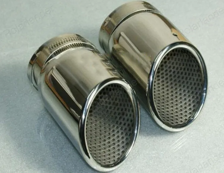

for A/udi q5 a4 b8 S/edan 2.0t V/W T/iguan 2009-2012 Car Auto chrome Rear Tip Pipe tailpipe stainless steel Exhaust Muffler