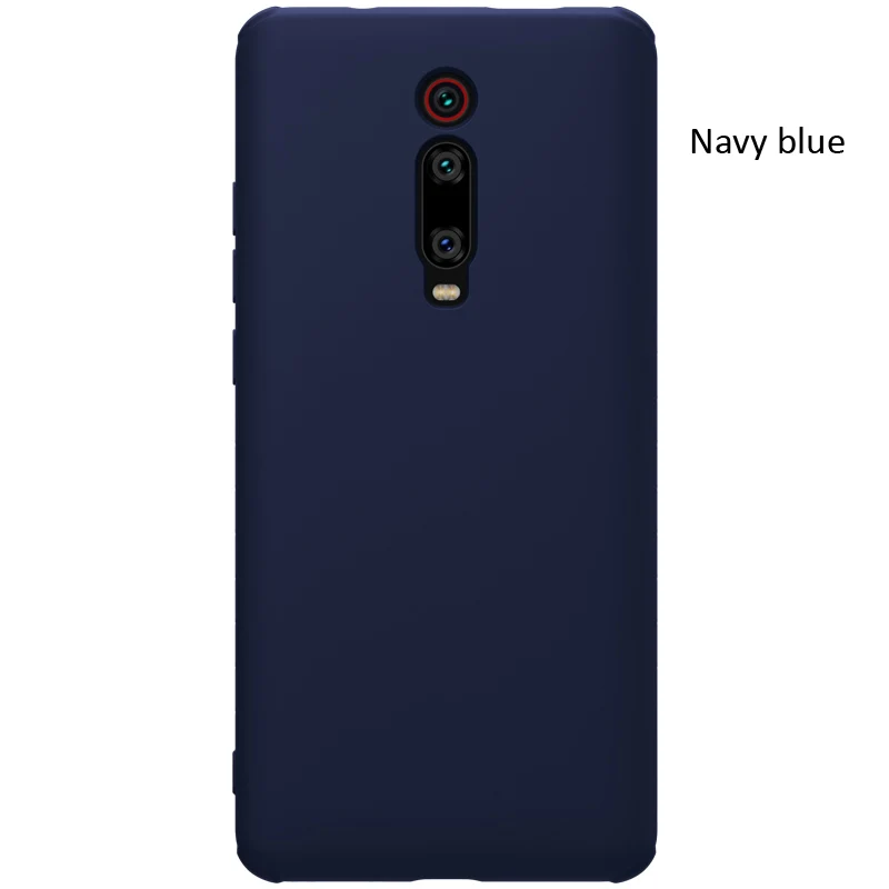 Navy blue Nillkin жидкий силиконовый чехол для Xiao mi Red mi K20 Pro mi 9T Pro мягкий гелевый резиновый тонкий защитный чехол - Цвет: Navy blue
