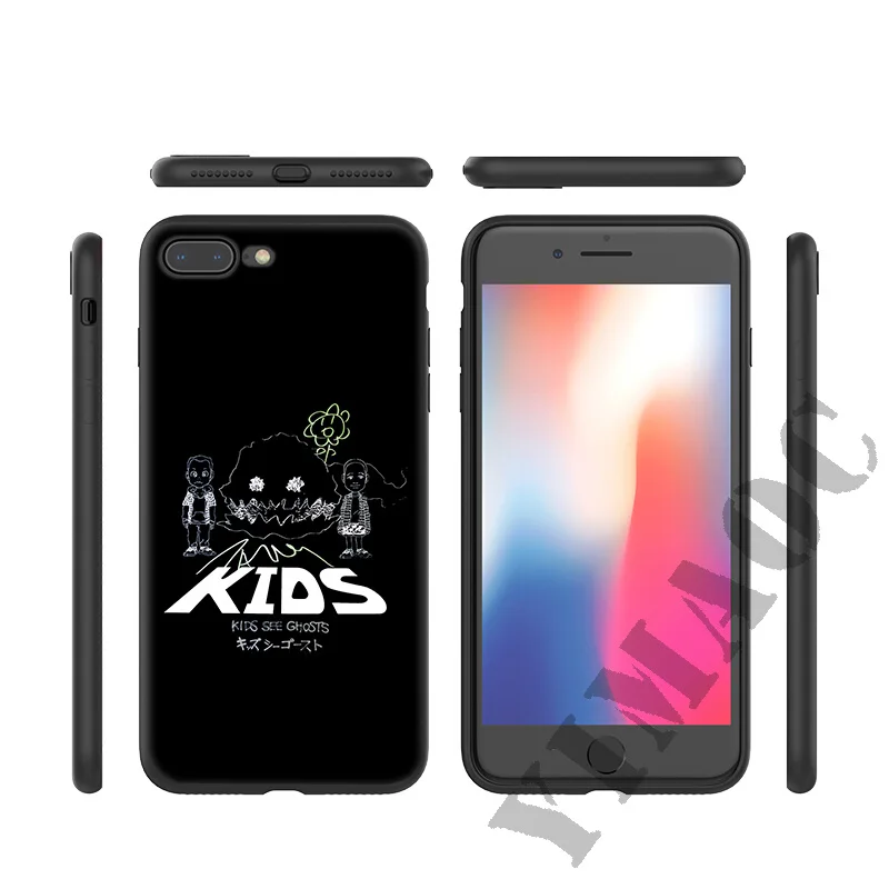 Мягкий силиконовый чехол YIMAOC KIDS SEE GHOSTS kanye для iPhone 11 Pro Xr Xs Max X или 10 8 7 6 6S Plus 5 5S SE |
