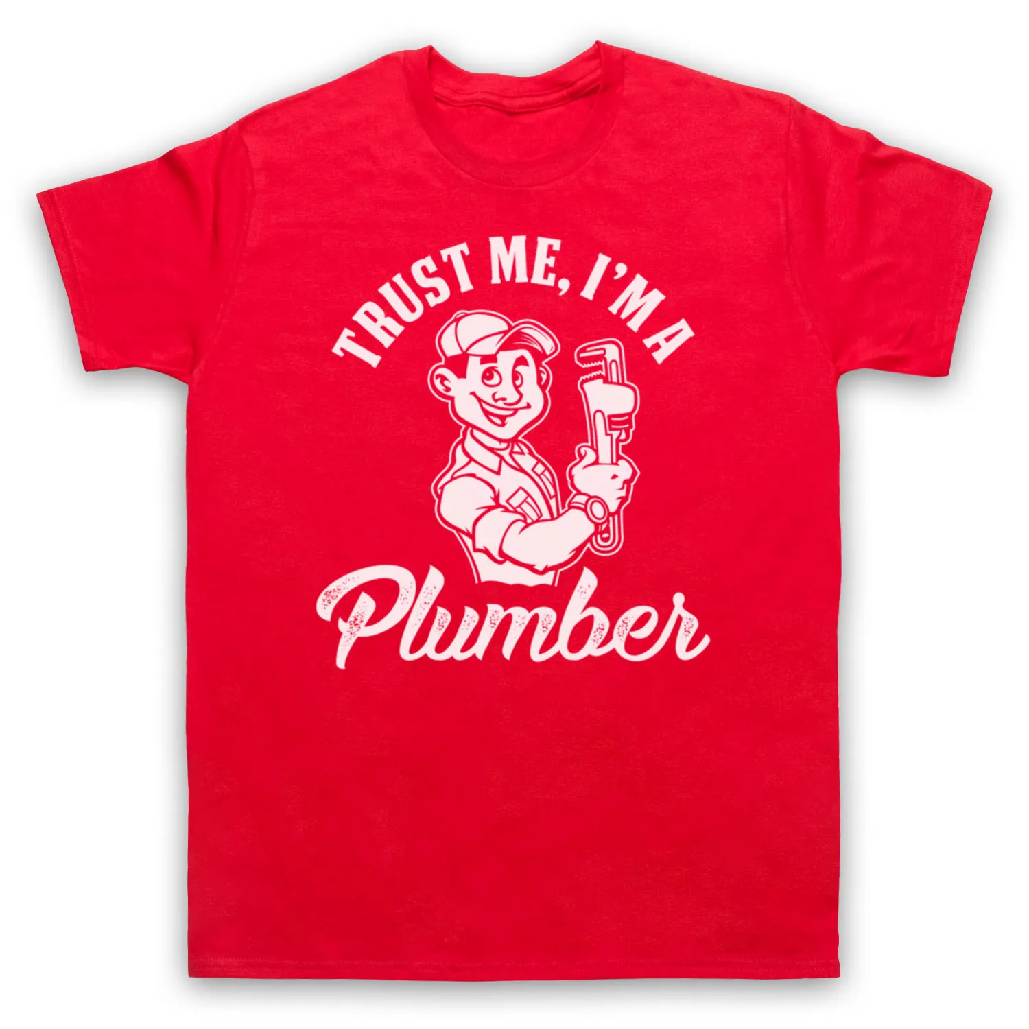Футболка мужская с надписью Trust Me I A Plumber смешная одежда для работы смешной