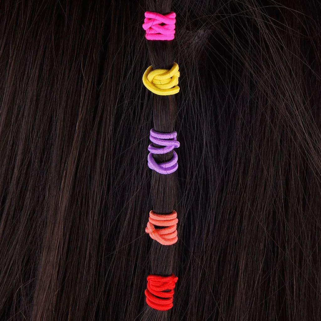 Эластичная резинка для волос кольцо эластичная девочек Браслет хвостик