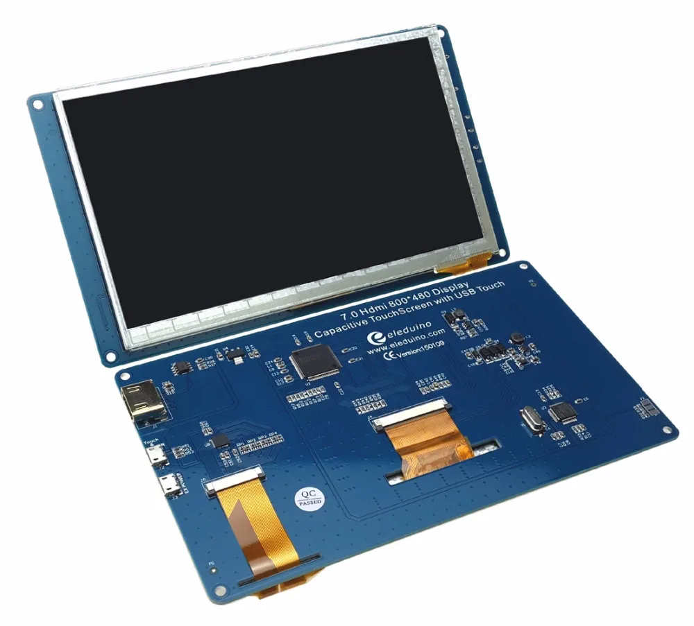 Eleduino7 дюймов HDMI вход емкостный сенсорный экран для Raspberry Pi/Banana Pi 2B B/B + Pro и BeagleBone