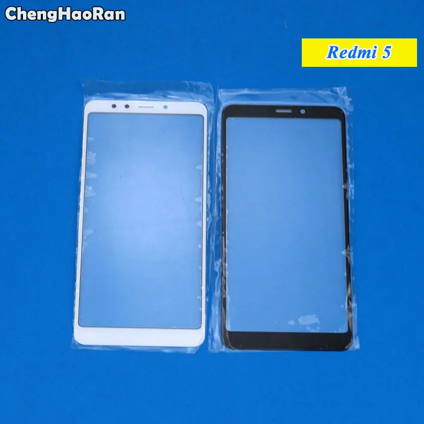 Новый внешний верхний экран ChengHaoRan объектив переднее стекло для Xiaomi Redmi 5 / Plus /Note