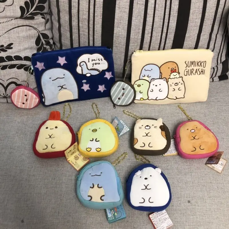 Плюшевый кошелек для мелочи IVYYE Sumikko gurashi Мультяшные мягкие кошельки и карт