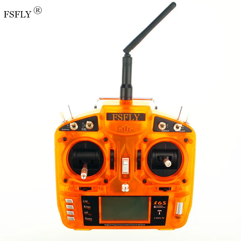 Радиопередатчик DSM2 I6S RC Полный диапазон 2 4 ГГц 6-канальный пульт дистанционного
