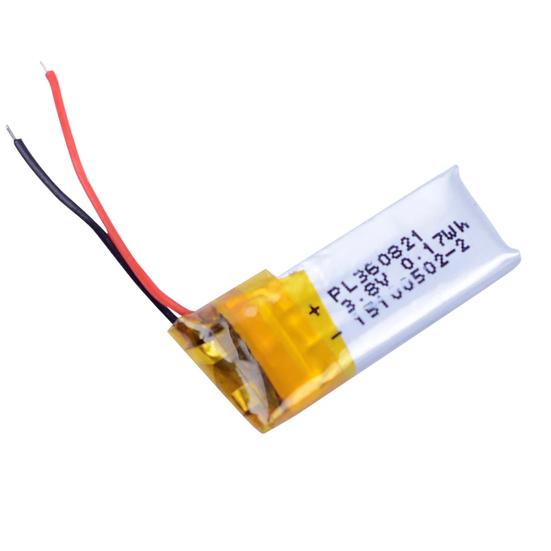 360821 3 8 V 45mAh литий полимерный ионный аккумулятор для mp3 гарнитура и динамики с Bluetooth