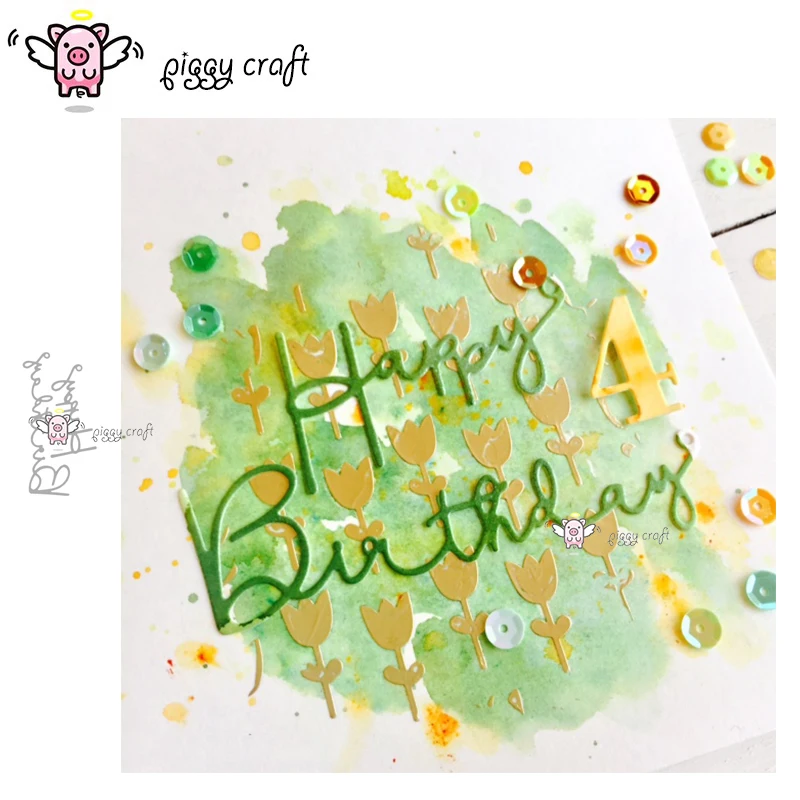 Свинья для рукоделия резки металла штампы высечки формы письма с поздравлениями