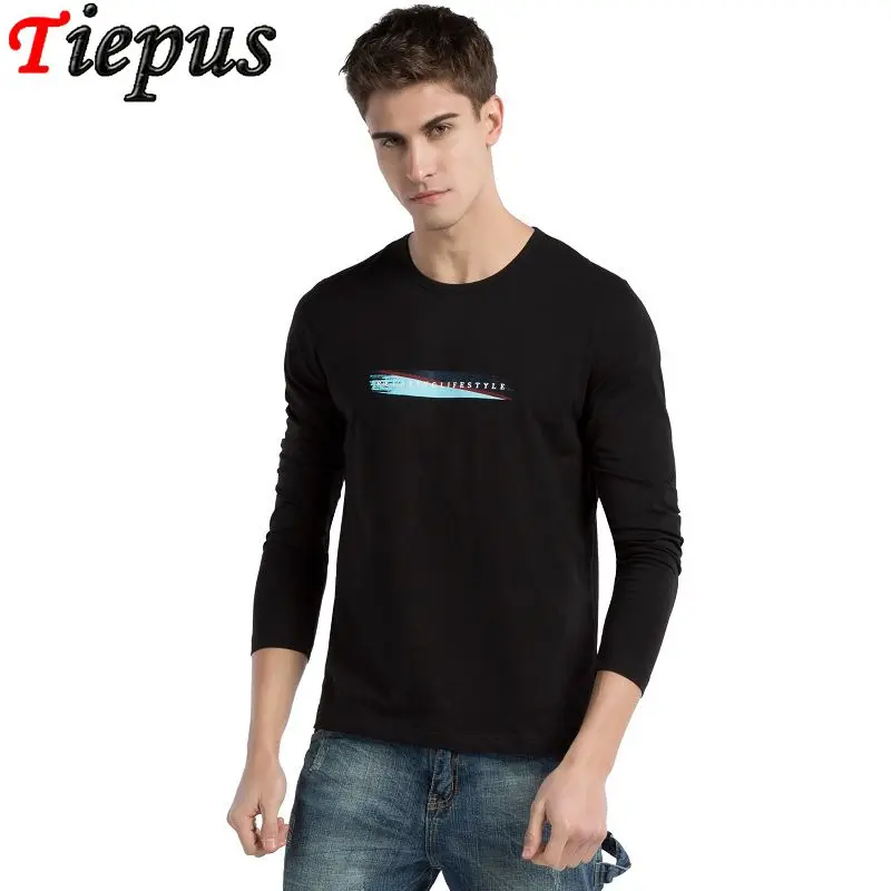 Tiepus брендовая одежда 2018 Новое поступление Футболка Мужская хлопковая футболка с