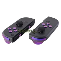 extremerate chameleon purple blue replacement abxy sr sl l r zr zl full set buttons with tools for ns switch oled joycon
