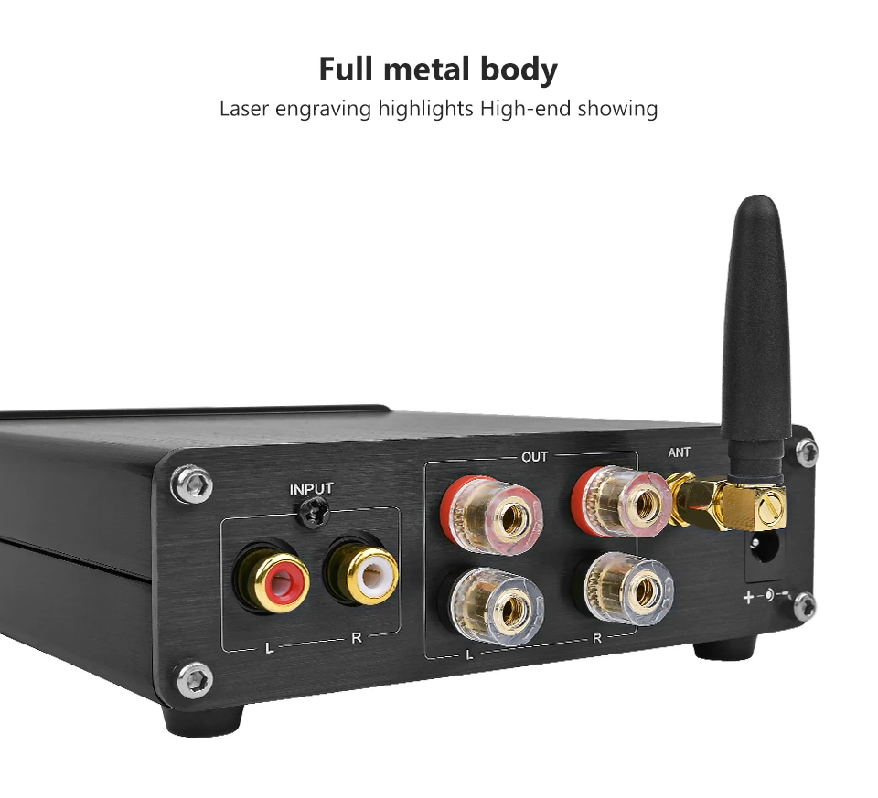 AIYIMA Amplificador Bluetooth 5,0 TPA3116 2,0 Fever цифровой усилитель мощности класса D аудио Плата 100Wx2 с PCM5102 декодер ЦАП