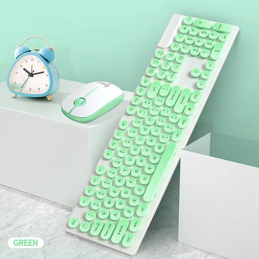 VOBERRY набор анти-всплеск Проводная мульт панк игровая клавиатура мышь офис для ПК компьютер Эргономичный дизайн Компьютерная периферийная техника