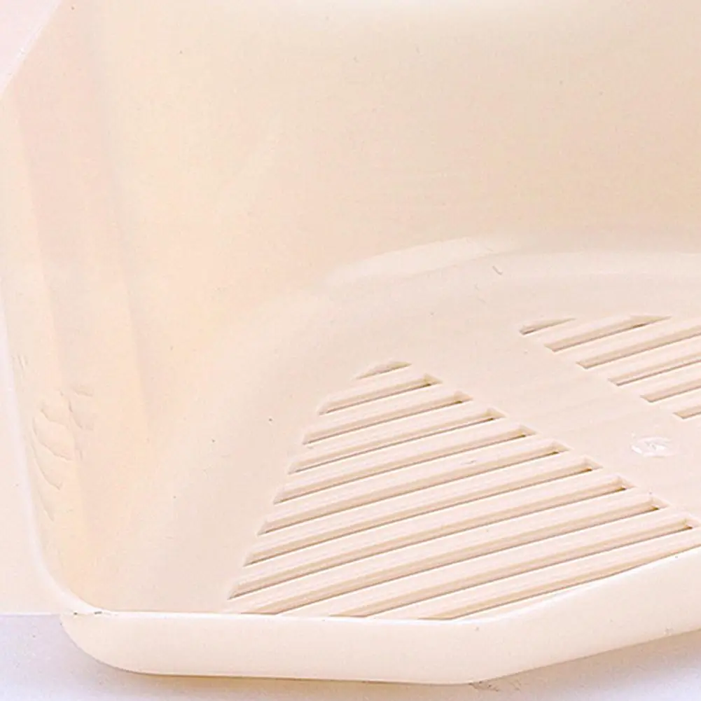 Пластиковая угловая полка для хранения Adeeing с присоской душа органайзер