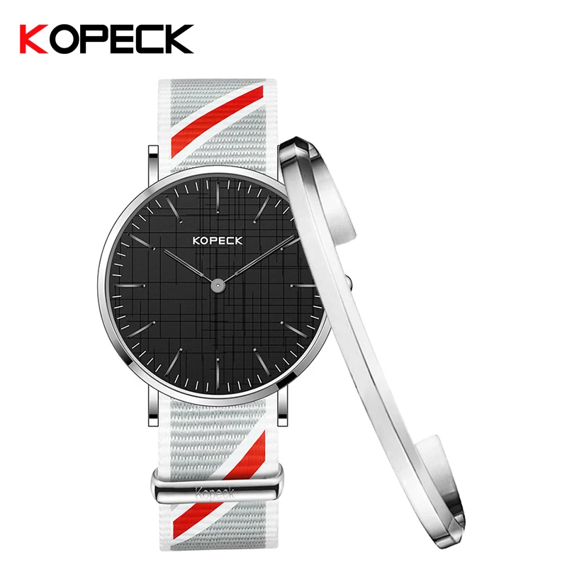 KOPECK 2018 новые женские часы с браслетом кварцевые брендовые роскошные модный