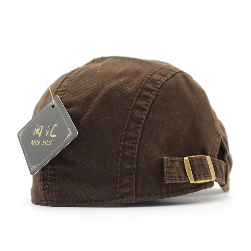 Minhui 2017 новинка модные береты головные уборы для мужчин регулируемые плоская