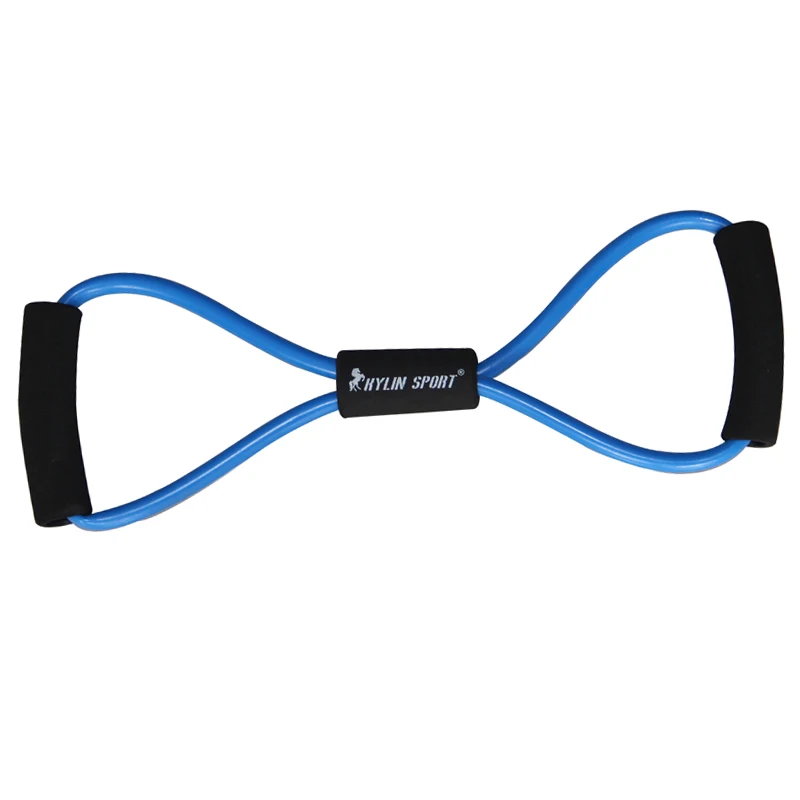

fitness equipment Hand Gripper Strengths figure 8 exercise tube yoga workout blue for wholesale kylin sport
