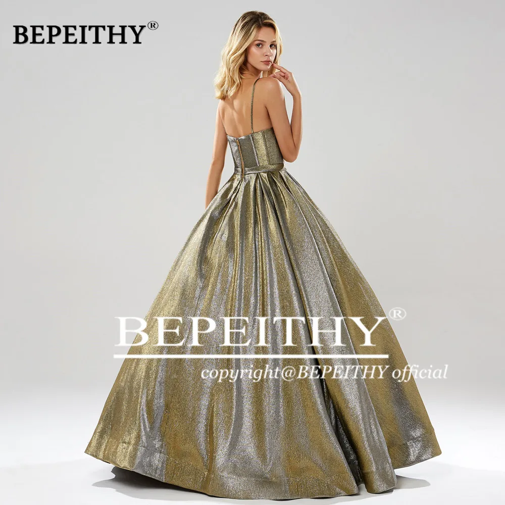BEPEITHY милое бальное платье сверкающее длинное вечернее вечерние платья Vestido De Festa