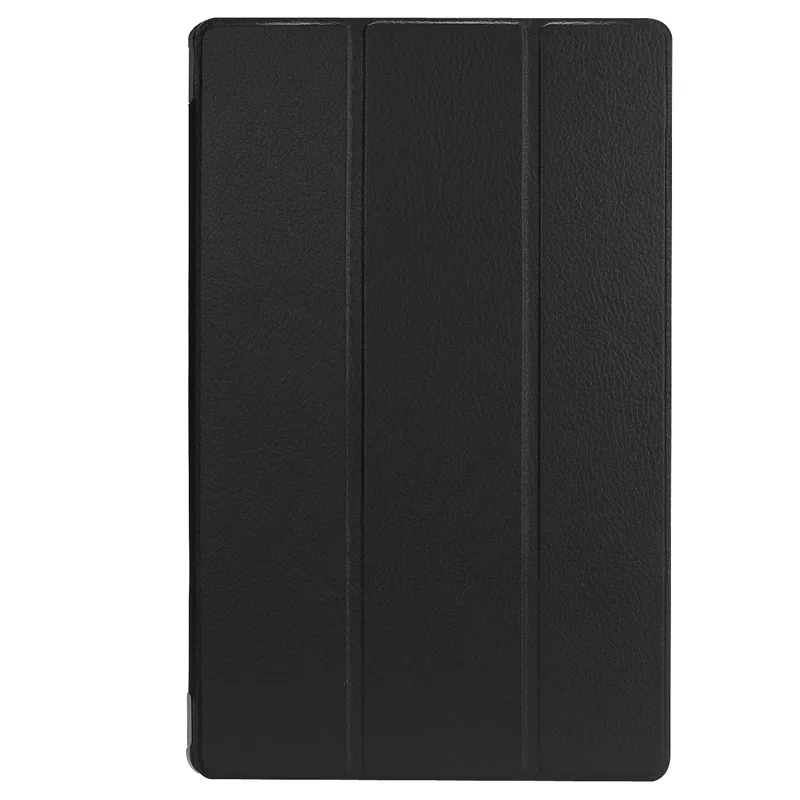 Черный Чехол для планшета acer Iconia One 10 A3-A50 10,1 '', чехол для планшета acer Iconia One 10 A3-A50, чехол с Откидывающейся Крышкой из искусственной кожи+ стилус - Цвет: Черный