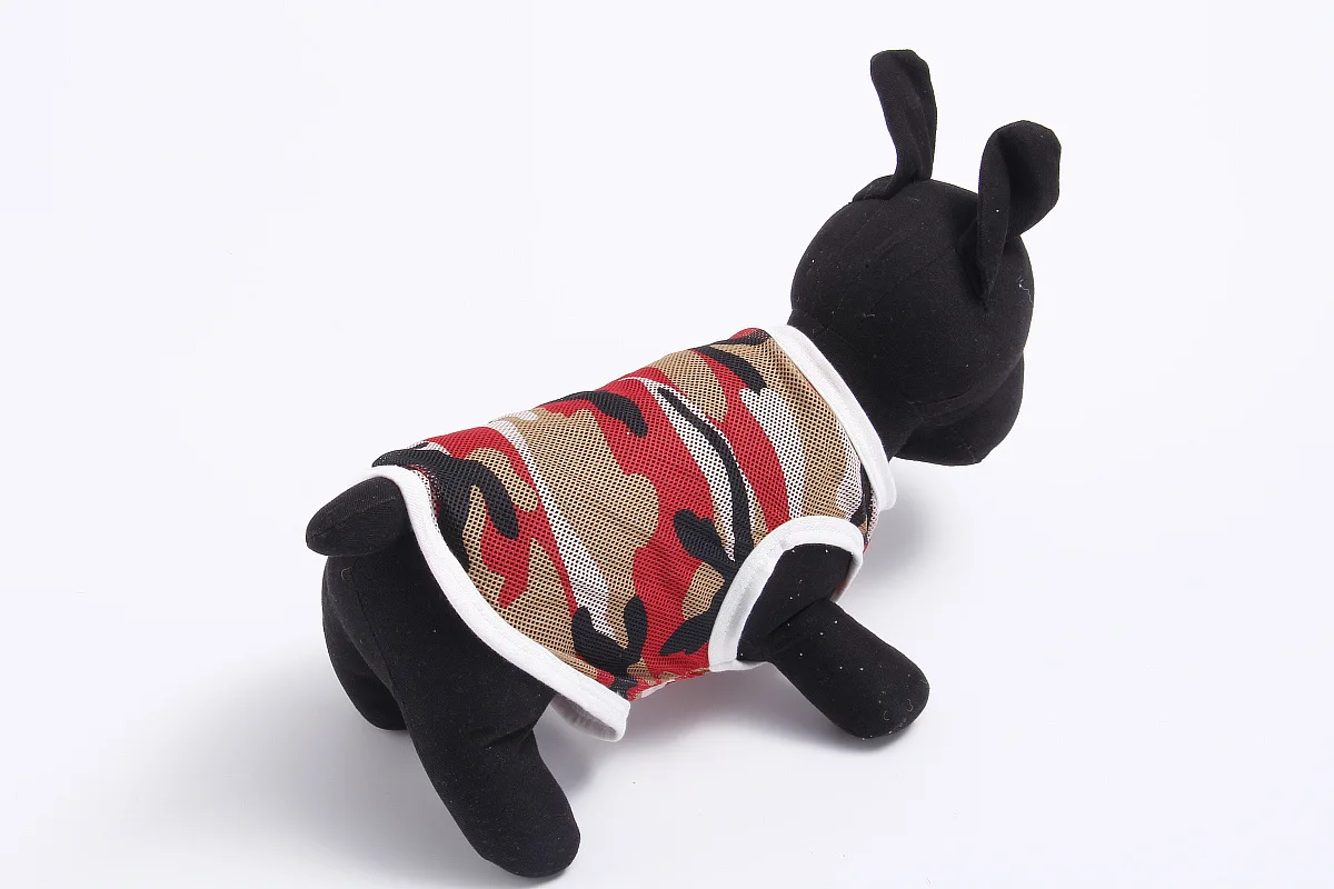 Большая и маленькая жилетка для собаки из сетчатого материала летний костюм