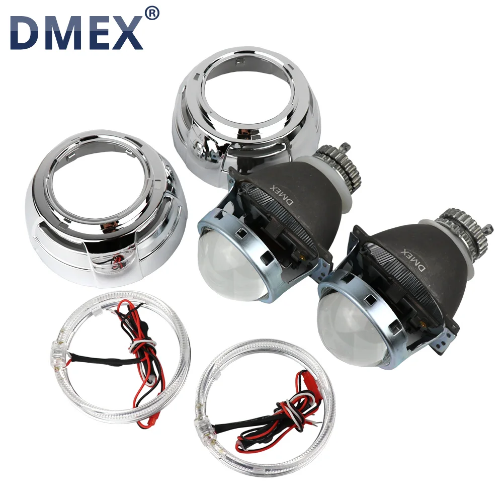 DMEX Q5 Perfect D2S Car HID объектив проектора с ангельскими глазками 3,0 дюймов Φ подходит для автомобисветильник освещения