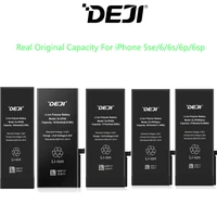 deji original battery for iphone 5se66s6p6sp with free tools kit real capacity mix 5pcs one set of batteries replacement