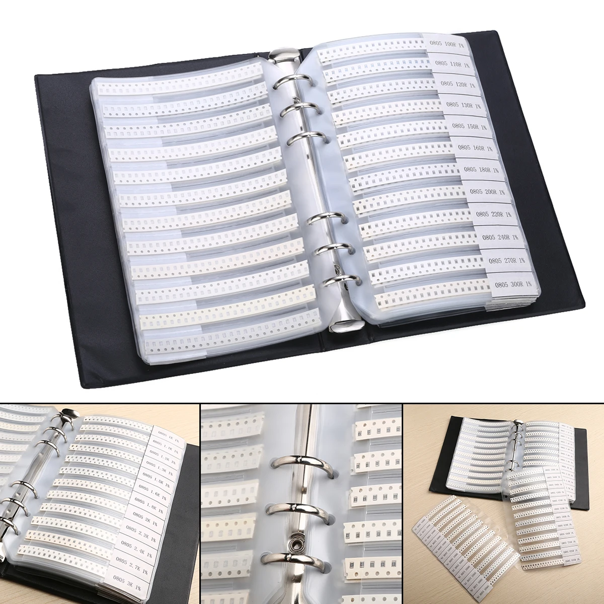

New 4250pcs 0ohm -10M 170 Values 0805 1% SMD SMT Chip Resistors Assortment Kit Sample Book
