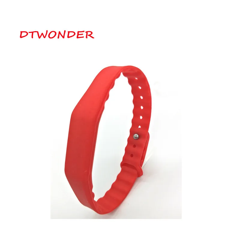 DTWONDER RFID браслет карты ID IC NFC Браслет TK4100 Водонепроницаемый Регулируемый смарт-DT-WB001 - Цвет: 125khz