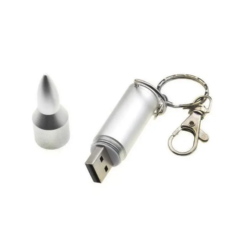 J-бокс 32 Гб USB флеш-накопитель пули дизайн флешки 16 Гб USB карта памяти 64 Гб Флешка для компьютера ноутбук планшет серебро