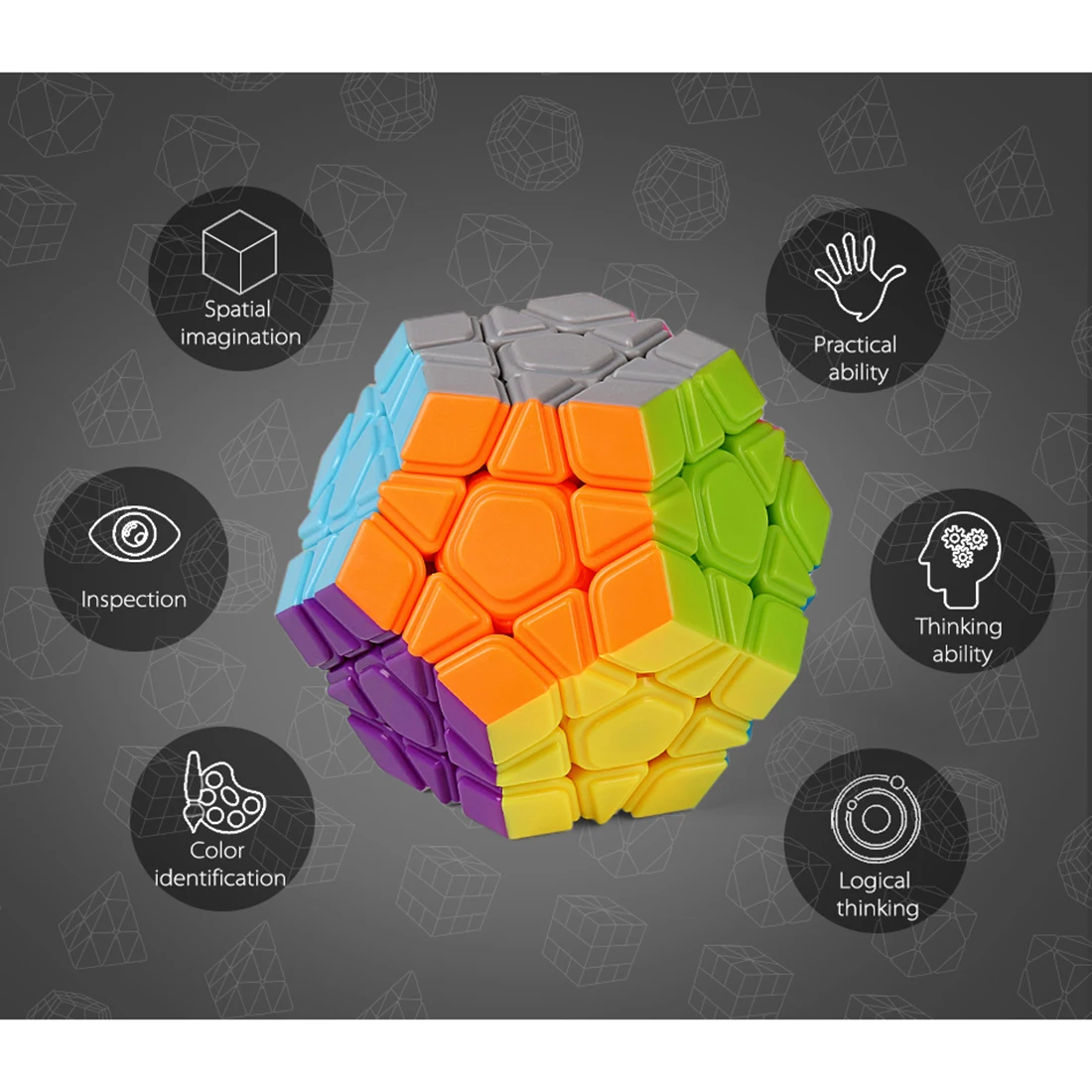 4 шт./компл. Cubing класс WCA официальный соревновательный куб подарочный набор волшебный куб пазл для Тренировки Мозга Игрушка красочный черный куб