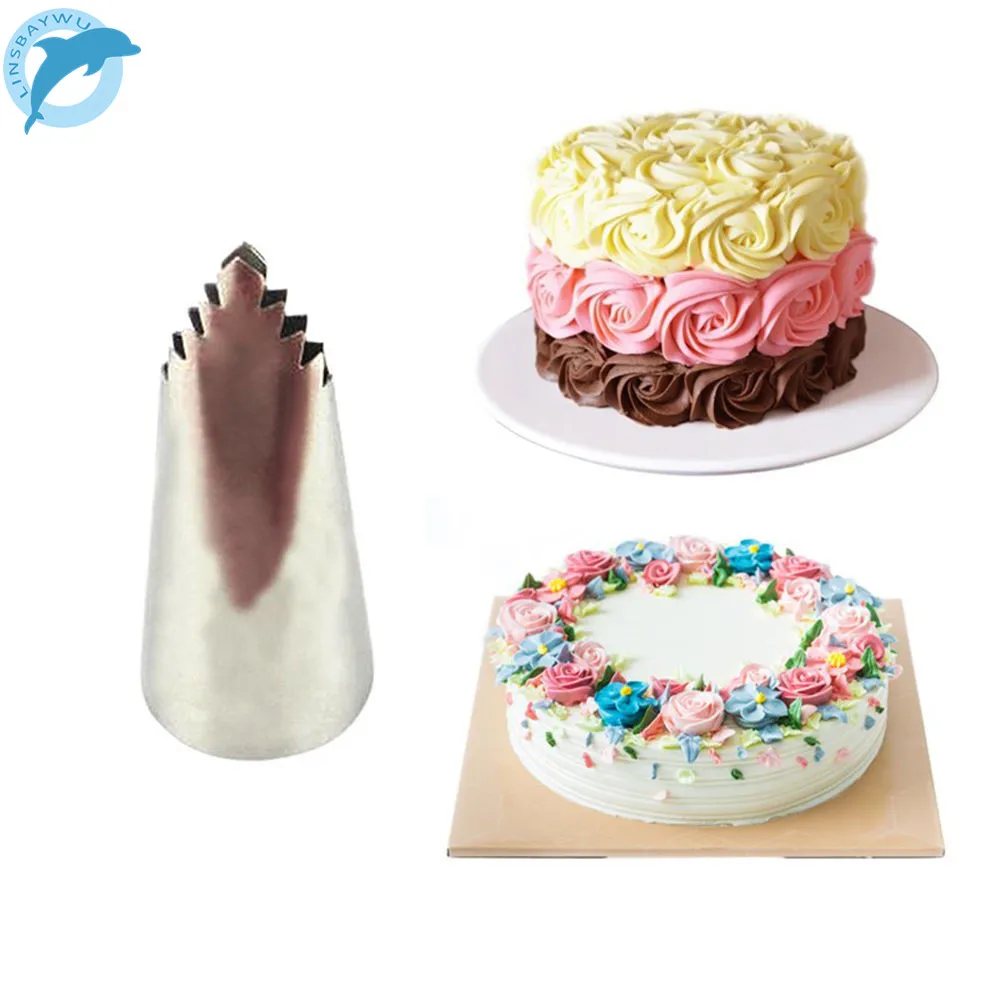 LINSBAYWU #95 листья трубка глазировки Нержавеющая сталь Обледенение Fondant (сахарная)